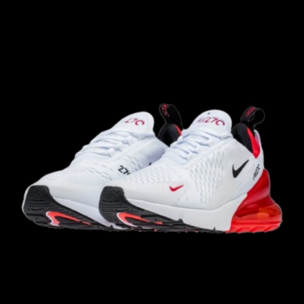 Nike Air Max 270 Running Mens Size 11 White University Red Black